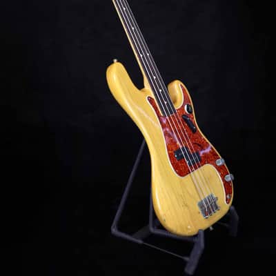 Vintage 1962 Fender Precision Bass - Fretless Conversion - Natural image 8