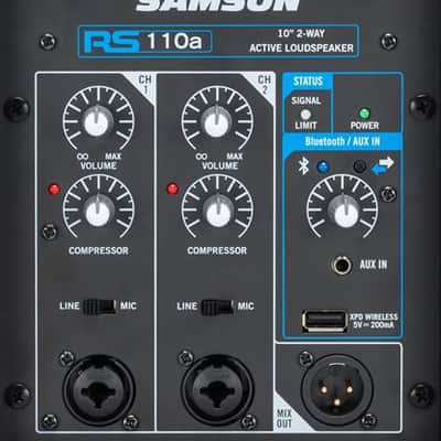 Samson RS110A 10" 2-Way 300 Watt Active Loudspeaker With Bluetooth image 6