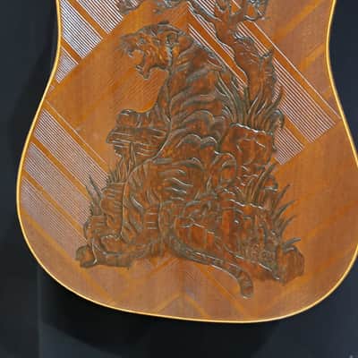 Blueberry NEW IN STOCK Handmade Acoustic Guitar Dreadnought Tiger image 9
