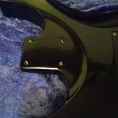 MIJ Jackson Dinky Blue Burst Flamed Maple Body image 14