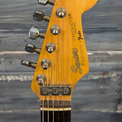 Used Squier by Fender 1984-1987 MIJ E Series Locking Tremolo Stratocaster image 3