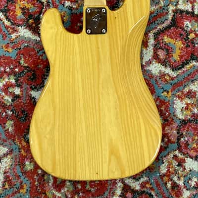 Fender Precision Bass Fretless 1973 - Natural, Very Good. SKU: 1179G image 10