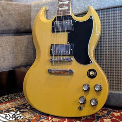 Gibson SG Standard '61 6 lbs 7 oz– TV Yellow  – Original Hard Case and All Case Candy – Used Excellent