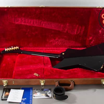 2018 Gibson Lzzy Hale Signature Dark Explorer Ebony Black Gold Hardware w/ OHSC image 6