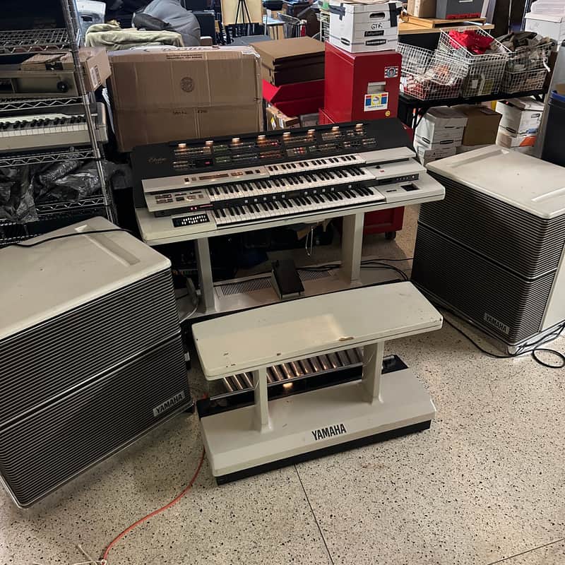 Yamaha Electone FX-1 organ + 2 TX1 tone cabinets DX1 FM synthesis FX1 image 1
