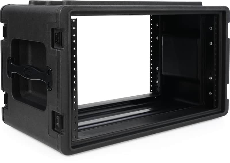 SKB rSeries Shallow Rack Roto-molded Case - 6U image 1