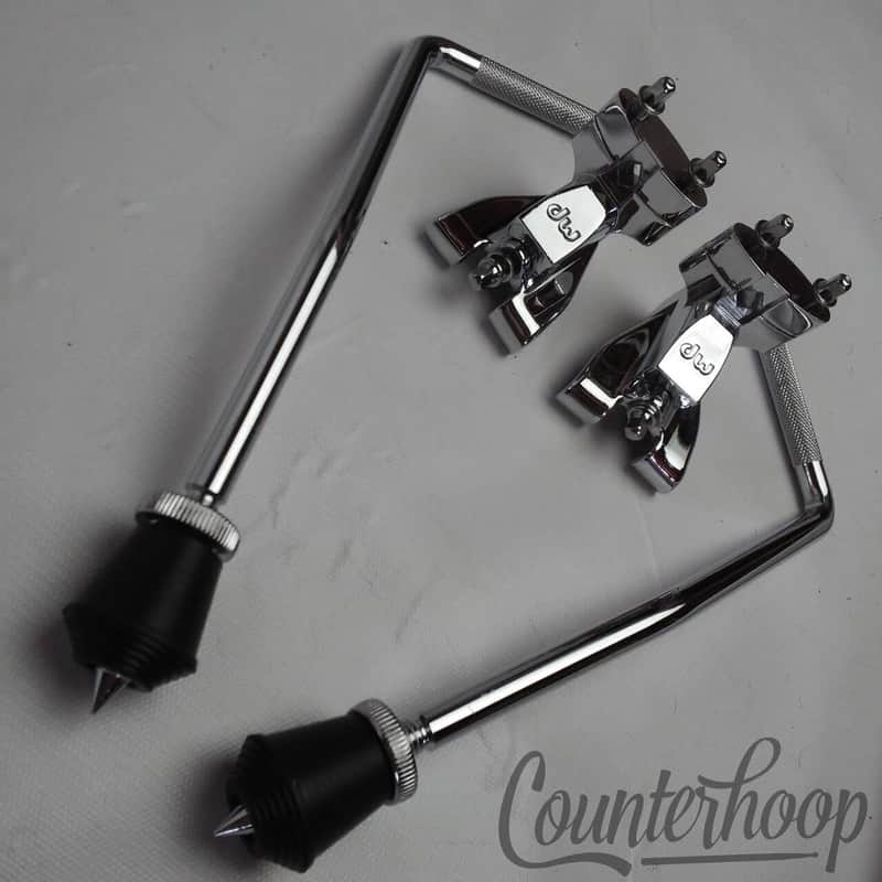 *DW Clamp-On Bass Drum Hoop/Rim Mounts+Adjustable Spurs/Spikes System DWSM2224* image 1