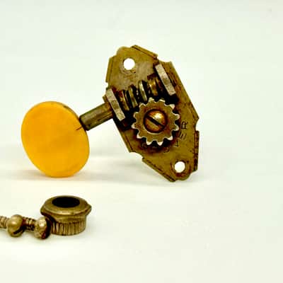Vintage 1930's Grover Open Back Single Treble Side Guitar Tuning Key-Pre -War-Martin-Gibson image 10