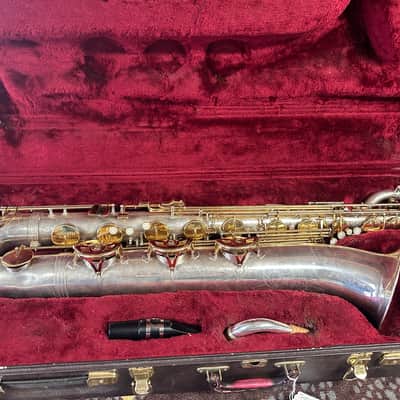 Jupiter JBS-893 Baritone Sax 2001 - Silver plated image 1