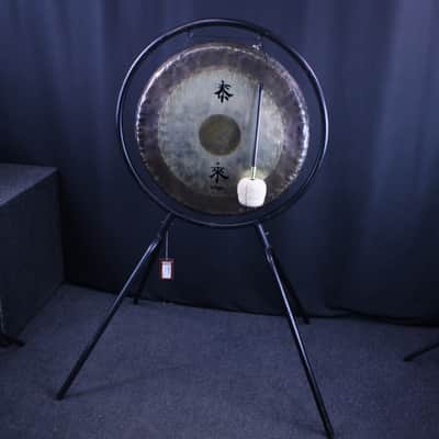 Paiste 24" Symphonic Gong w/ Stand & Mallet 1980s - Traditional image 3