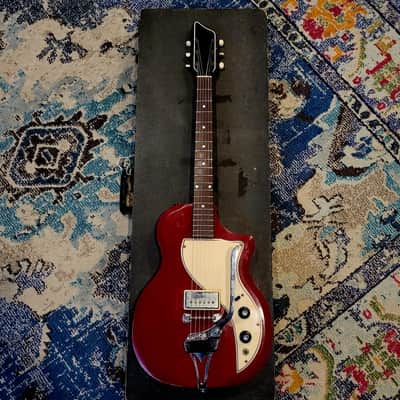 1960 Supro Belmont Poppy Red w/ Case image 1