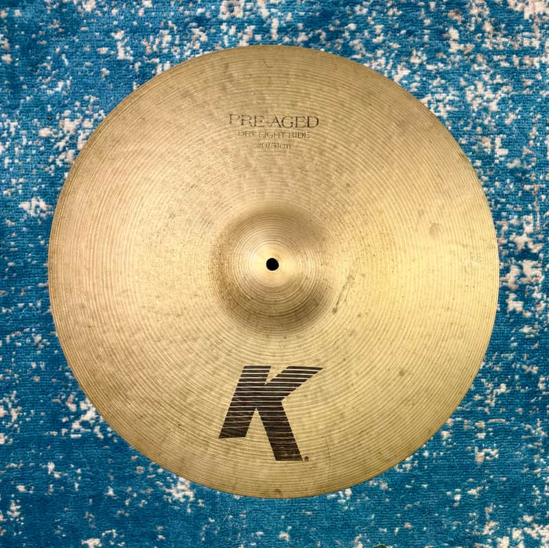 20" Zildjian K PRE-AGED DRY LIGHT Ride 2195g image 1