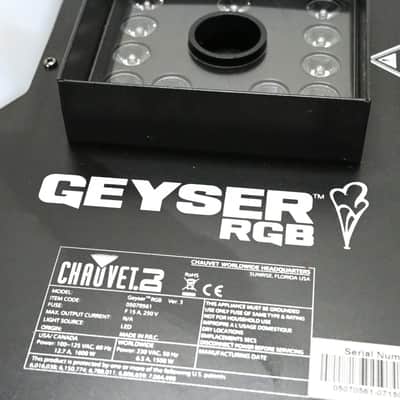 Chauvet Geyser RGB Ver 3 LED Lighting Effect and Fog Machine CG014J0 image 5