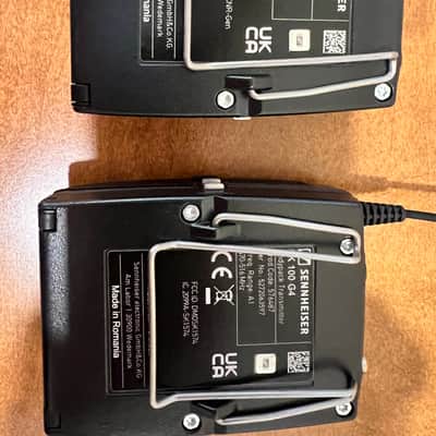 Sennheiser  EK 100 G4 (470-516) receiver + SK 100 G4 bodypack transmitter 2021 - Black image 3