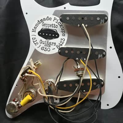 Geppetto Guitars Tiger Shark Pickup Set New With White, Cream Or Black Covers image 7