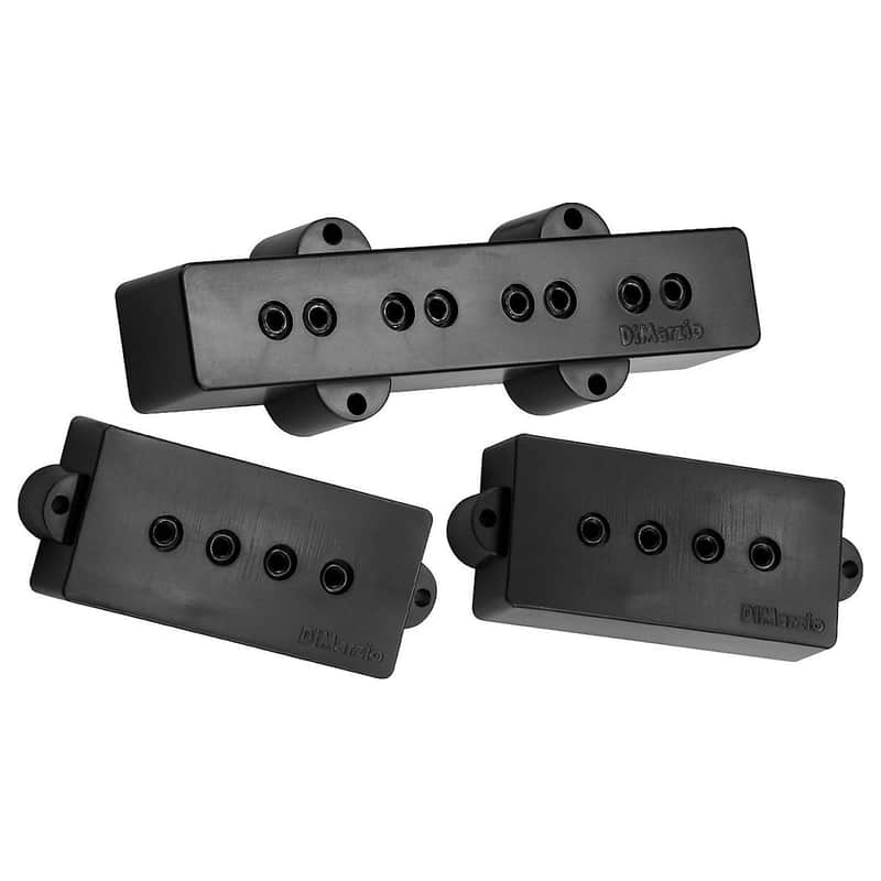DiMarzio DP126BK Model P+J Bass Pickup Set image 1