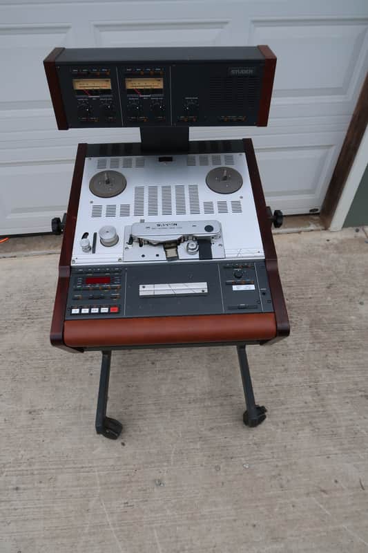 Studer A807  Recorder 1/4" 2-Track Tape Machine 1980s High Speed- Standard image 1