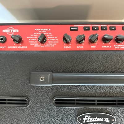Line 6 Flextone XL 100-Watt 2x12" Digital Modeling Guitar Combo 1998 - 2000 - Black / Red image 3