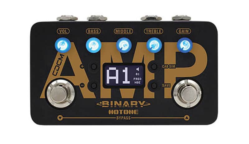 Hotone Binary Amp CDCM Amplifier Simulator Effects Pedal BAP-1 image 1