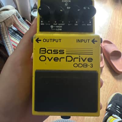 Boss ODB-3 Bass OverDrive (Silver Label) 1994 - Present - Yellow image 1