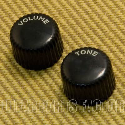 WDKN1BLK Harmony Style Black Cupcake Knob Set Guitar/Bass Tone/Volume image 1