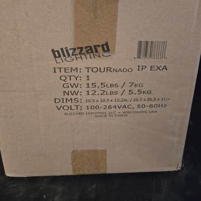 Blizzard Tornado IP EXA Outdoor RGBAW+UV LED PAR – IP Rated – Open Box image 3