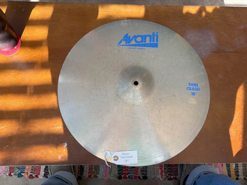 Avanti Thin Crash 18" 1980's image 1