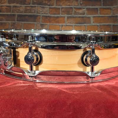 DW Collector's Series Maple Pi 3.14x14" Snare Drum Natural image 13
