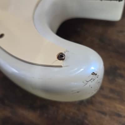 Fender "Dan Smith" Stratocaster Hardtail with Maple Fretboard 1981 - 1983 - Arctic White image 6