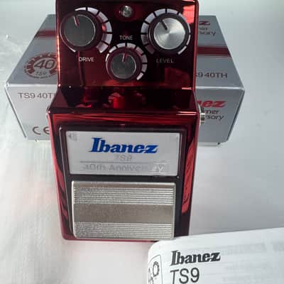 Ibanez TS9 Tube Screamer 40th Anniversary Limited edition - Ruby image 2