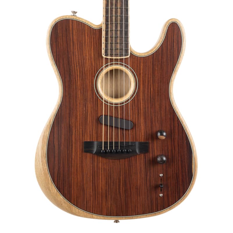 Used Fender Acoustasonic Telecaster Exotic Cocobolo 2019 image 1