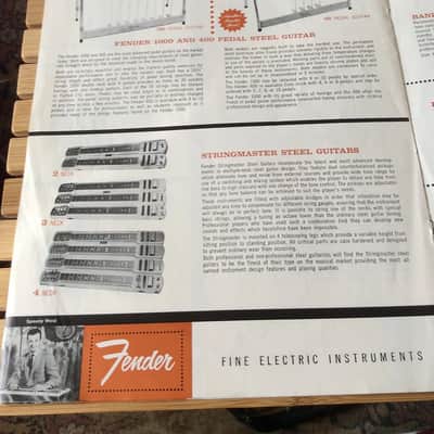 Original vintage late 1950's - Fender Full Line Catalog image 7