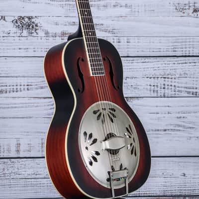 Gretsch Alligator Biscuit Round Neck Resonator | 2 Color Sunburst image 5