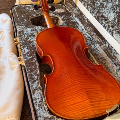 3/4 Size Copy of Antonius Stradivarius Violin w/ Peter Prier Bridge & Case (NO BOW) image 7