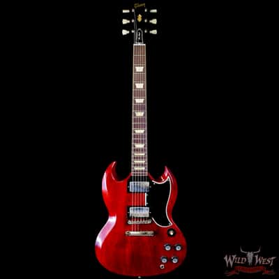 Gibson Custom Shop 1961 Les Paul SG Standard Reissue Stop Bar VOS Cherry Red 6.55 lbs image 3