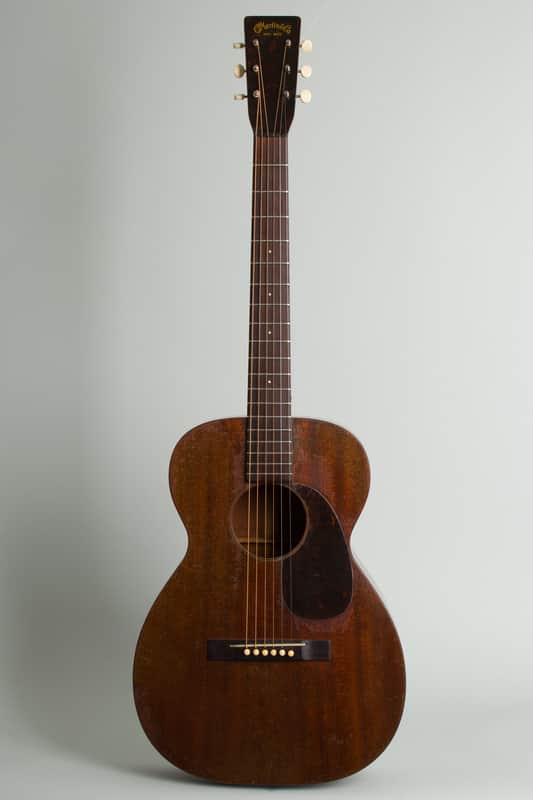 C. F. Martin  0-15 Flat Top Acoustic Guitar (1942), ser. #82754, black tolex hard shell case. image 1