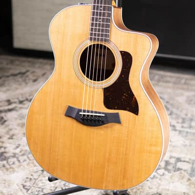 Taylor 214ce Grand Auditorium Acoustic/Electric Guitar with Gig Bag image 3