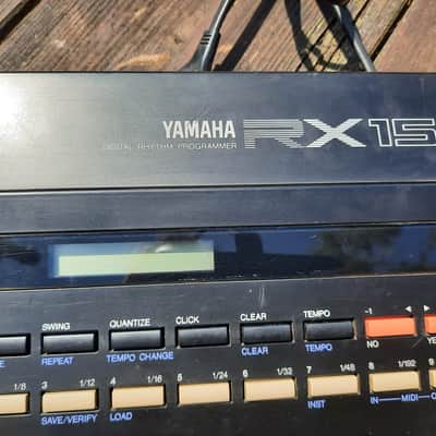 Yamaha RX15 Digital PCM Rhythm Programmer 1980s - Blue buttons image 3