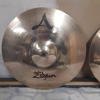 Zildjian 14" A Custom Hi-Hat Cymbals (Pair) image 4