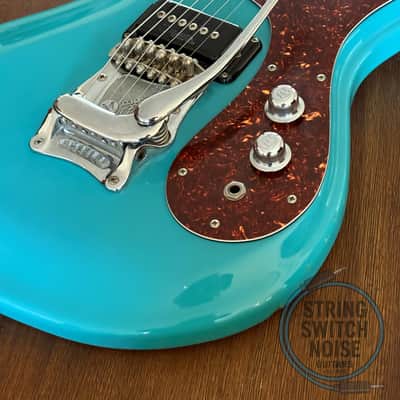Mosrite of California Guitar, The Ventures '65, RARE, Marine Blue, 1990’s, OHSC image 5