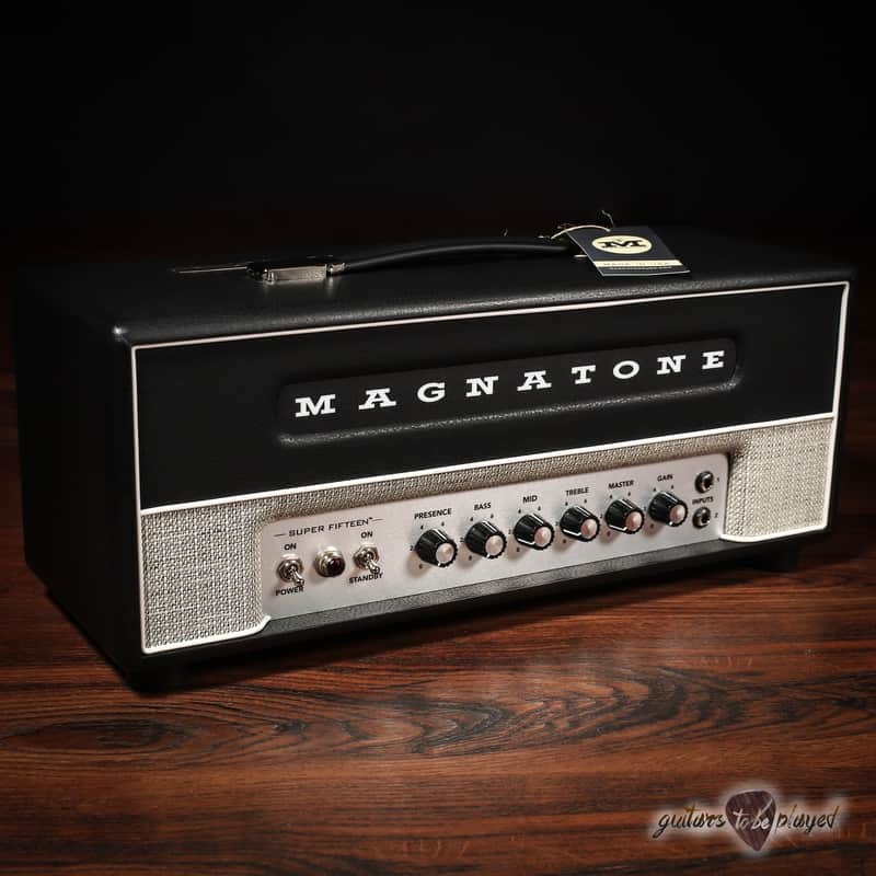 Magnatone Super Fifteen 15-Watt Tube Amp Head w/ Cover image 1