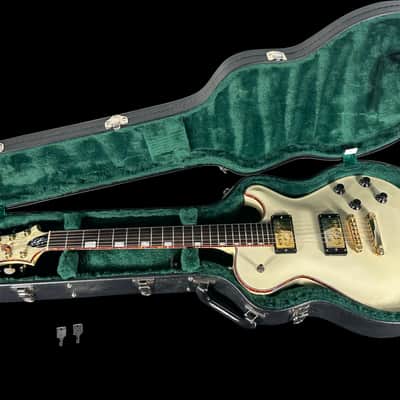 2015 Knaggs SSC II Steve Stevens Signature Singlecut ~ Creme with Tortoise Shell Binding image 12