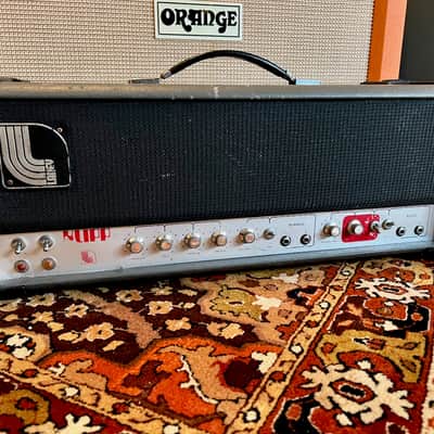 Vintage 1975 Laney Klipp L100 Lead Valve Amplifier Grey Head Partridge *1970s* image 2