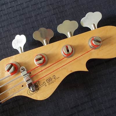 G&L SB-2 Fretless Bass 1996 White w/ p/u blend and Tone control image 8