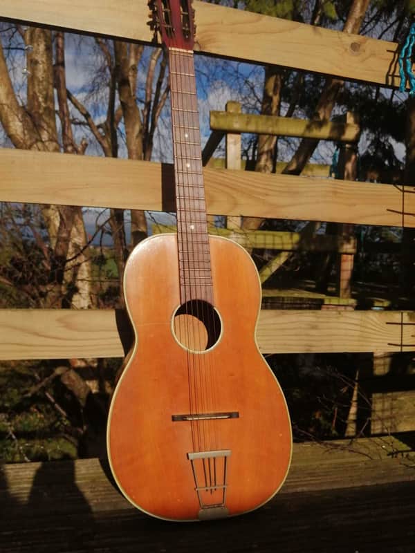 Vintage 1940's "The Michigan" (Beare & Son)Parlour Guitar image 1