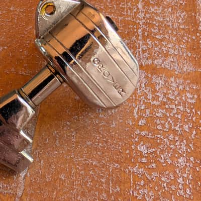 Grover Imperial Tuning Peg EBG Side Vintage 1940s Nickel Great Condition image 2