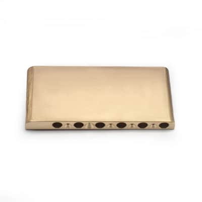 Brass Guitar Strat Stratocaster Style Bridge Tremolo Block image 2