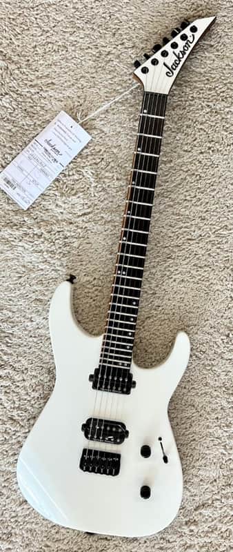 Mint Jackson American Series Virtuoso™ HT, Streaked Ebony Fingerboard, Snow White image 1