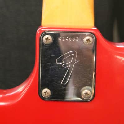 Vintage USA Fender Musicmaster Bass 1973 Dakota Red image 13