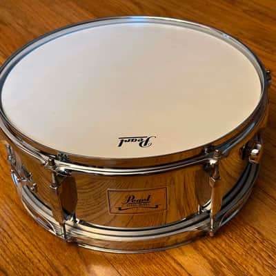 Pearl 5x13" Steel Shell Snare Drum image 1